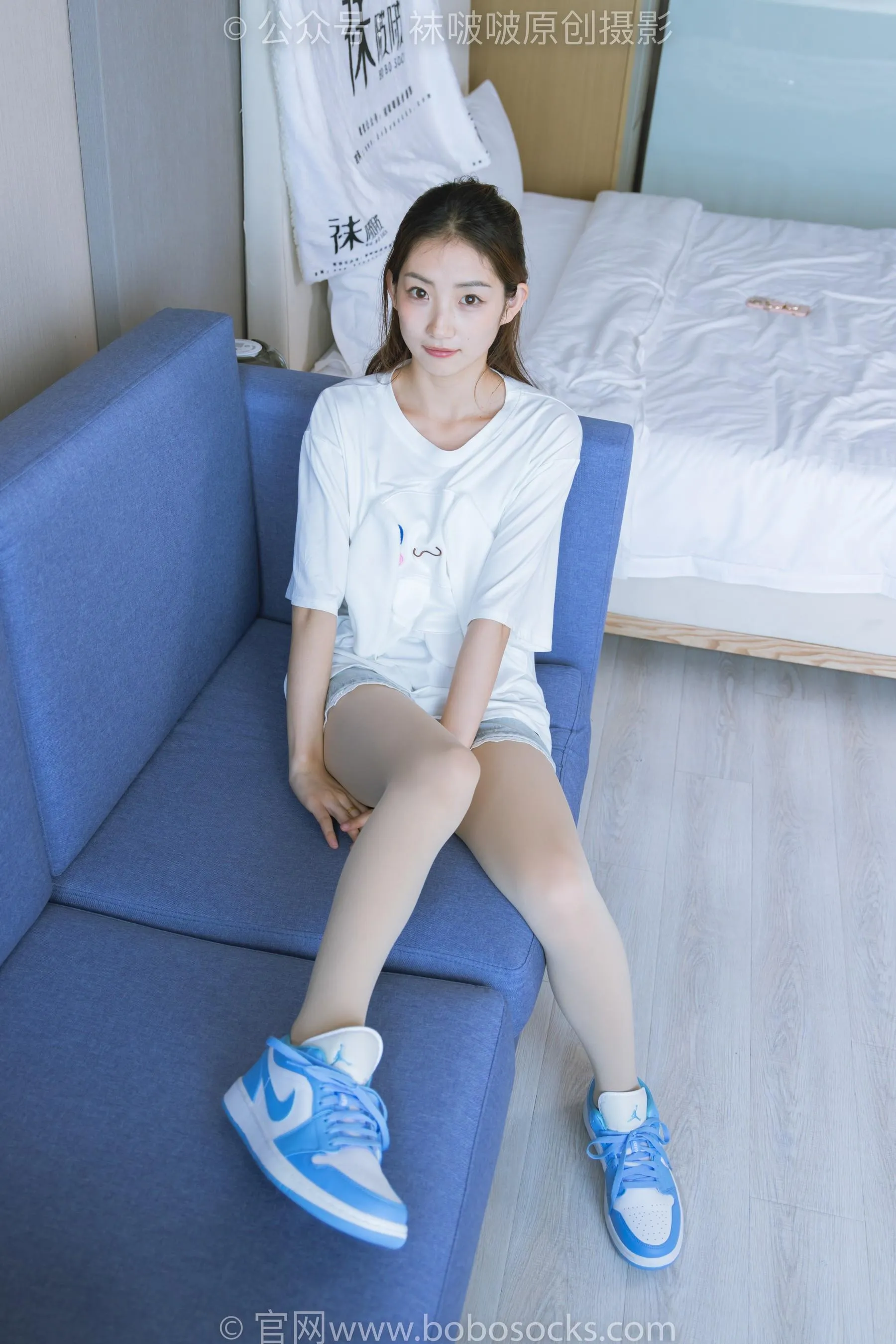 [BoBoSocks袜啵啵]NO.228 小沫-板鞋、厚肉丝、裸足 [90P]插图5